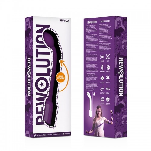 Rewolution Rewoflex G Spot Flexible Vibrator Purple 22cm