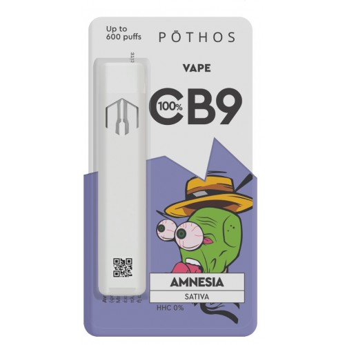 Ηλεκτρονικό Τσιγάρο Με Κάνναβη - Pothos CB9 100% Disposable Vape Amnesia 1ml