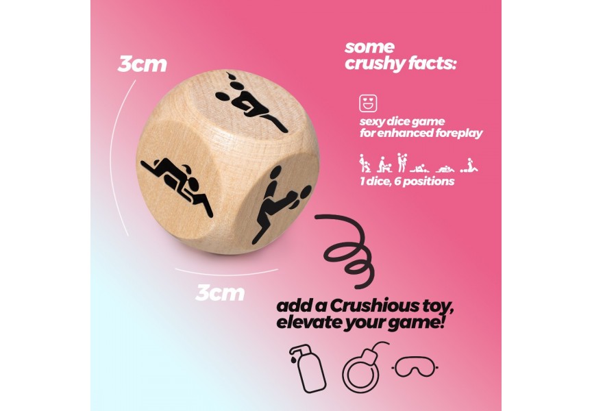 Adrien Lastic Wooden Dice With Sex Positions