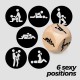 Adrien Lastic Wooden Dice With Sex Positions