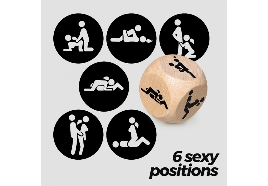 Adrien Lastic Wooden Dice With Sex Positions