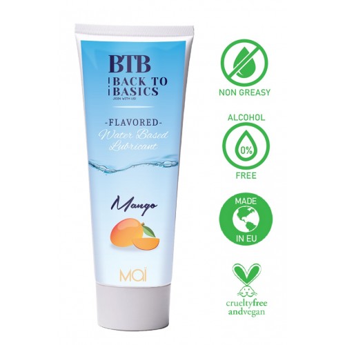 BTB Waterbased Mango Lubricant 75ml