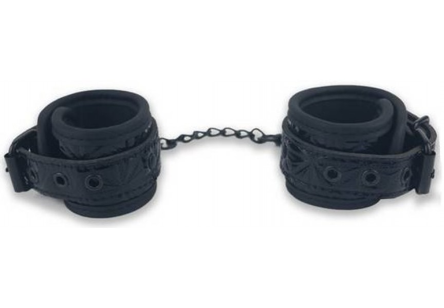 BTB Fetish Wrist Cuffs Black