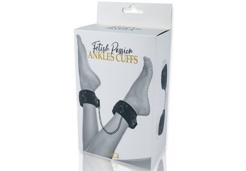 BTB Fetish Ankles Cuffs Black