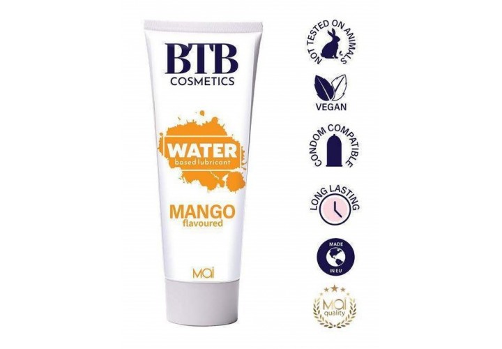 BTB Waterbased Mango Lubricant 100ml