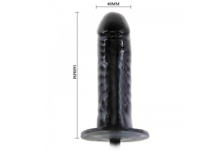 Baile Bigger Joy Inflatable Penis Black 16cm