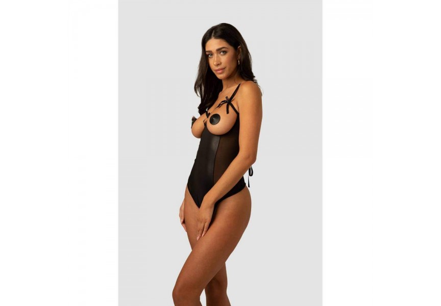 Besired Wetlook Bodysuit Mistique Black