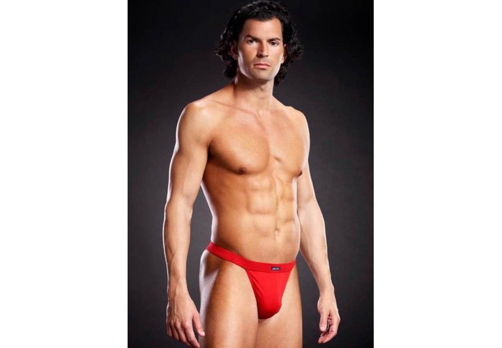 Blue Line Performance Microfiber Thong Red