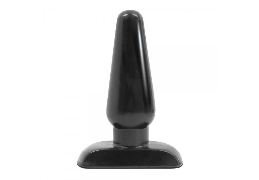 Μαύρη Πρωκτική Σφήνα - Blush Anal Adventures Basic Anal Plug Medium 12cm