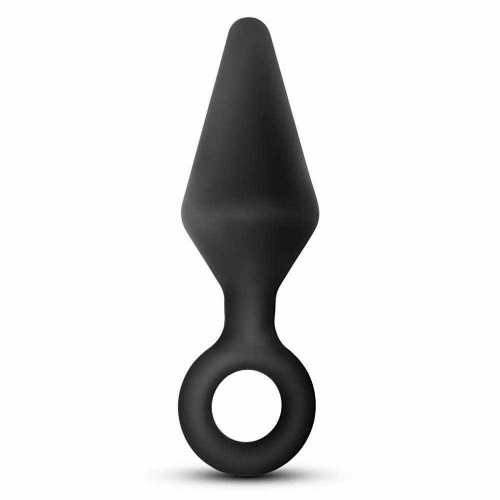 Σετ Μαύρες Πρωκτικές Σφήνες - Blush Anal Adventures Platinum Silicone Anal Plug Set