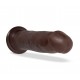 Blush Au Naturel Jackson Realistic Dildo Chocolate 24cm