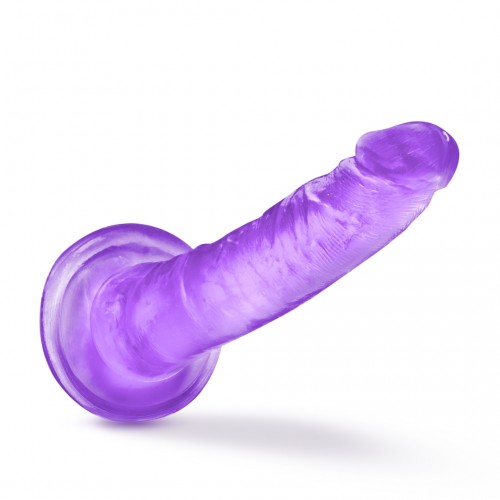 Μωβ Ομοίωμα Πέους Με Βεντούζα - Blush B Yours Plus Lust N Thrust Purple 19cm