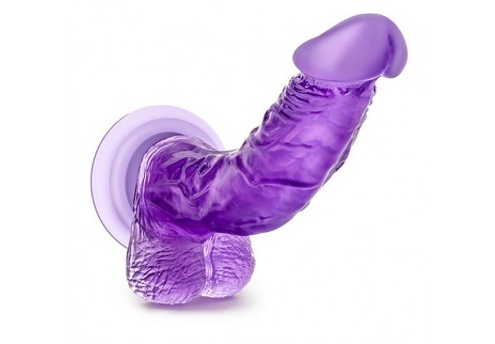 Μωβ Ρεαλιστικό Ομοίωμα Πέους Με Βεντούζα - Blush B Yours Sweet N Hard 7 Purple 21.5cm