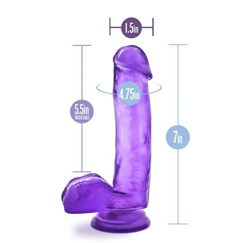 Blush B Yours Sweet N Hard 1 Dildo Purple 17.7cm