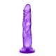 Μωβ Ρεαλιστικό Ομοίωμα Πέους Χωρίς Όρχεις - Blush B Yours Sweet N Hard 5 Dildo Purple 19cm