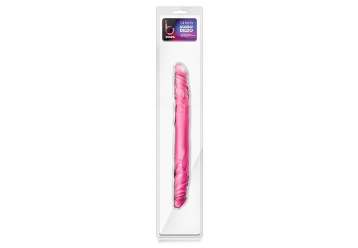 Διπλό Ροζ Ομοίωμα Πέους - Blush B Yours Double Dildo Pink 35.5cm