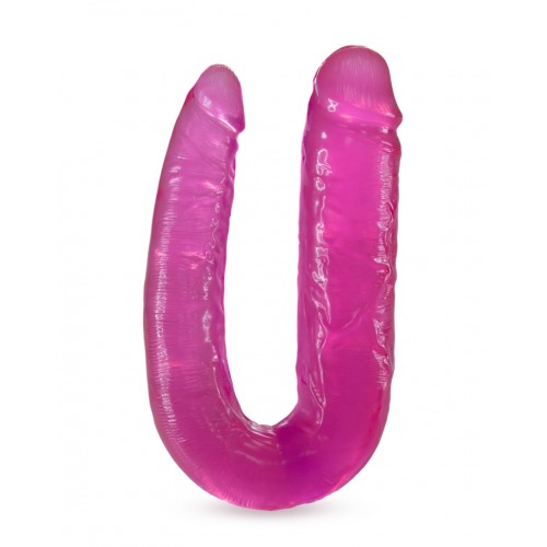 Ροζ Διπλό Ομοίωμα Πέους - Blush B Yours Double Headed Dildo Pink 45.7cm