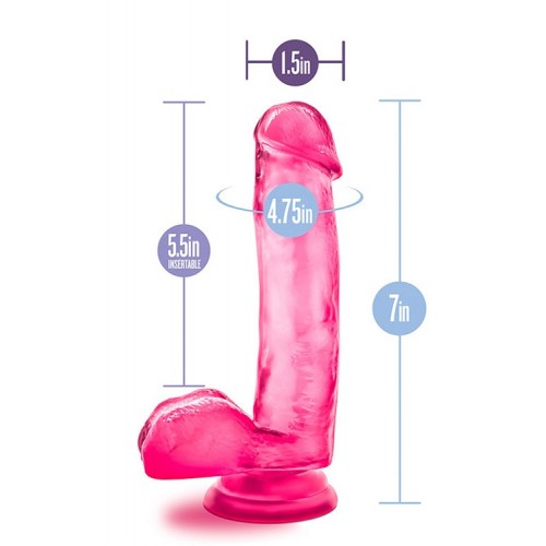 Blush B Yours Sweet N Hard 1 Dildo Pink 17.7cm