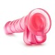 Ροζ Ρεαλιστικό Ομοίωμα Πέους Με Βεντούζα - Blush B Yours Sweet N Hard 4 Dildo Pink 19.6cm