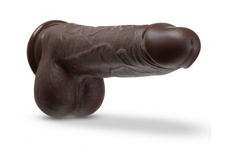Ασύρματος Ρεαλιστικός Δονητής Με Κίνηση & Περιστροφή - Dr. Skin Dr. Murphy Silicone Thrusting & Gyrating Dildo With Remote Control Chocolate 22.2cm