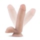 Blush Dr. Skin Posable Realistic Dildo With Balls Vanilla 17.7cm