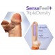 Blush Dr Skin Plus Posable Dildo With Balls Vanilla 23cm