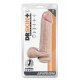 Blush Dr Skin Plus Posable Dildo With Balls Vanilla 23cm