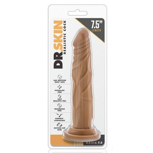 Blush Dr. Skin Realistic Cock Basic Mocha No.2 19cm
