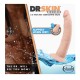 Ρεαλιστικό Ομοίωμα Πέους Με Βεντούζα - Blush Dr Skin Self Lubricating Dildo Beige 19cm