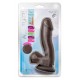 Blush Au Naturel Troy Dildo Chocolate 16.5cm