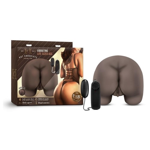 Ρεαλιστικό Γυναικείο Ομοίωμα Με Δόνηση - Blush Hot Chocolate Vibrating Ass & Pussy Masturbator Luscious Tiana 22.8cm