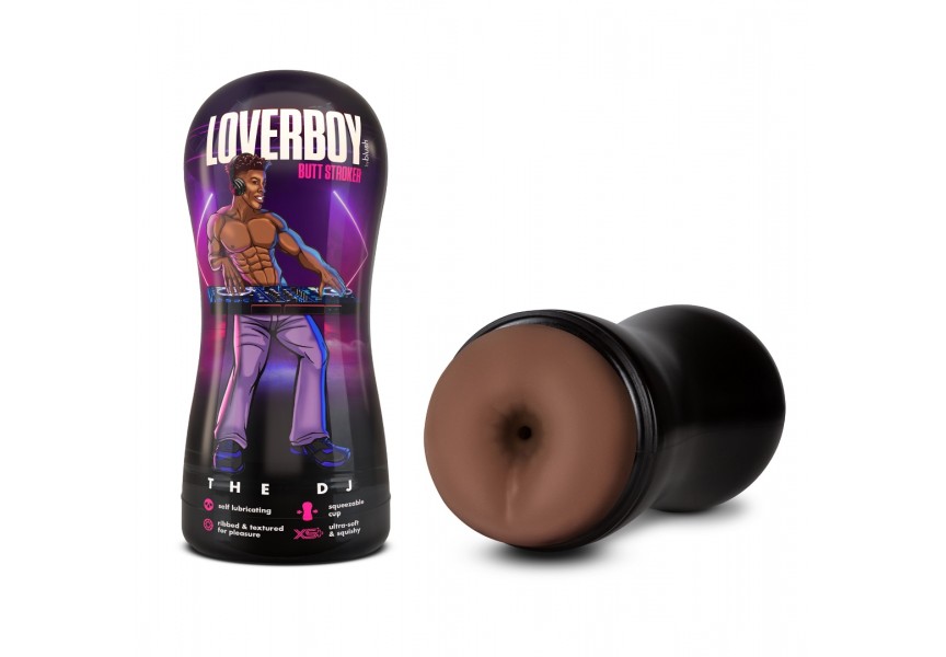 Blush Loverboy The Dj Stroker Butt Brown 17.7cm