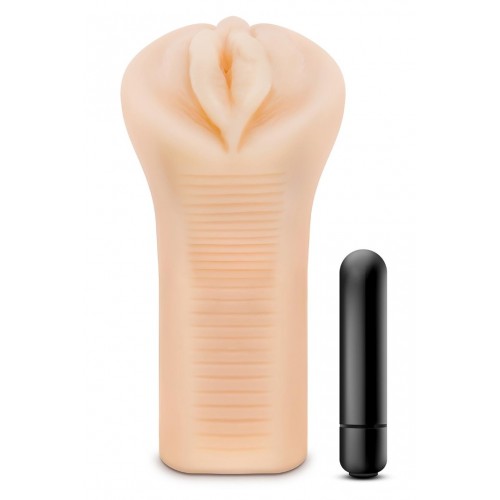 Blush M Elite Veronika Soft & Wet Vibrating Stroker 16.5cm