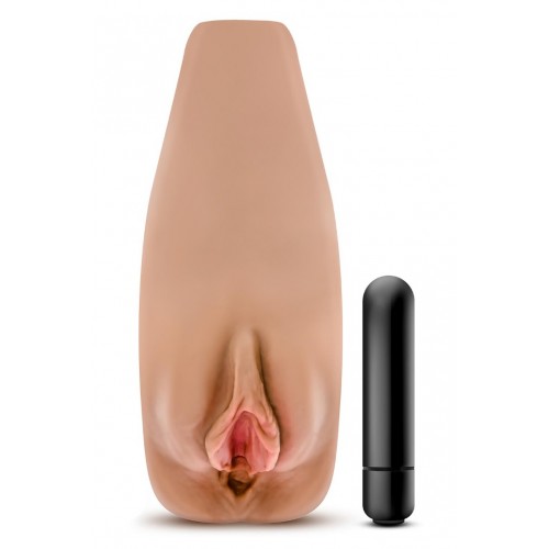 Ρεαλιστικό Ομοίωμα Αιδοίου Με Δόνηση - Blush M Elite Renata Soft & Wet Vibrating Stroker 17.7cm