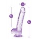 Μικρό Μαλακό Ρεαλιστικό Πέος Με Βεντούζα - Blush Naturally Yours Crystalline Dildo Purple 15cm