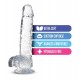 Blush Naturally Yours Crystalline Dildo Clear 15cm