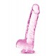 Μικρό Μαλακό Ρεαλιστικό Πέος Με Βεντούζα - Blush Naturally Yours Crystalline Dildo Pink 15cm
