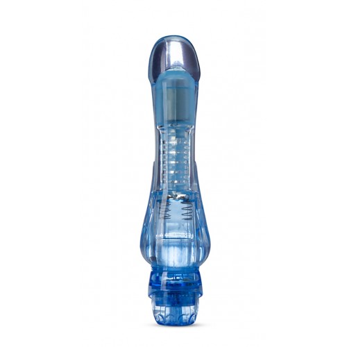 Μπλε Μαλακός Δονητής Jelly - Blush Naturally Yours Calypso Vibrator Blue 17cm