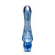 Μπλε Μαλακός Δονητής Jelly - Blush Naturally Yours Calypso Vibrator Blue 17cm