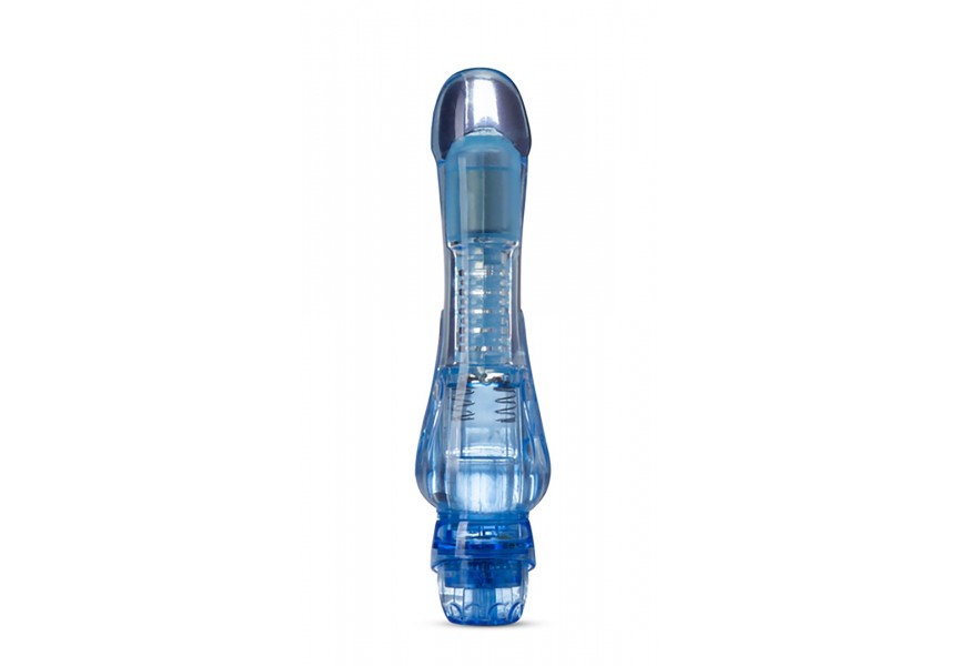 Μπλε Μαλακός Δονητής Jelly - Blush Naturally Yours Calypso Vibrator Blue 17cm