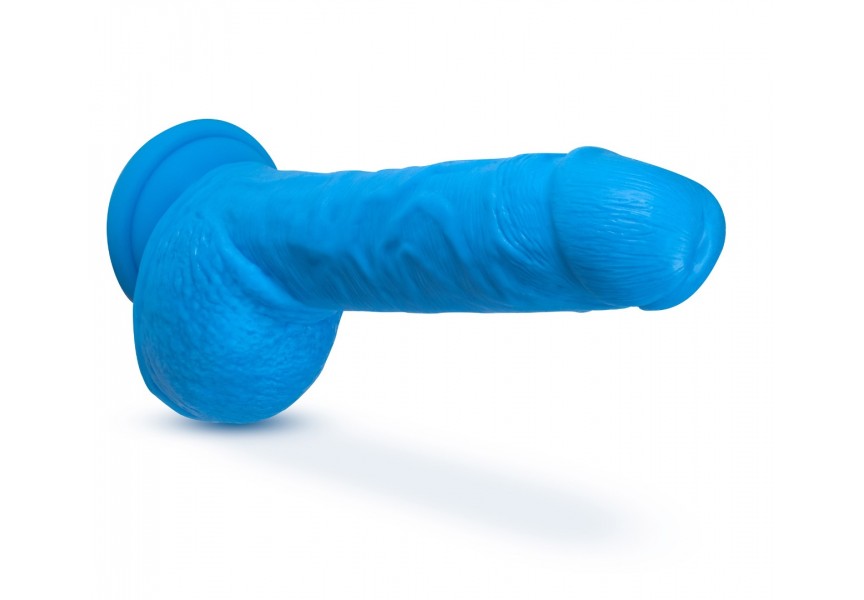 Blush Neo Dual Density Dildo Blue 22.8cm