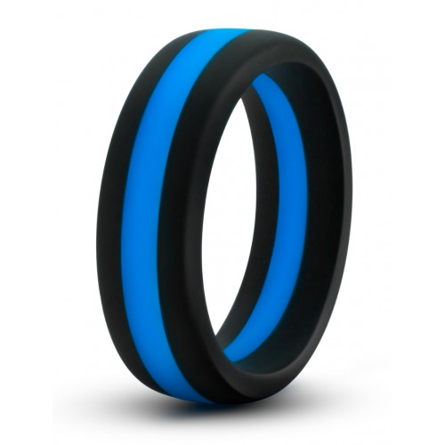 Δαχτυλίδι Πέους Σιλικόνης - Blush Performance Silicone Go Pro Cock Ring Black & Blue