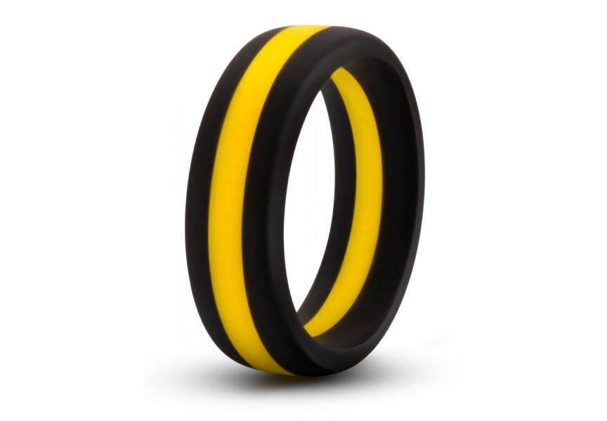 Blush Performance Silicone Go Pro Cock Ring Black & Yellow