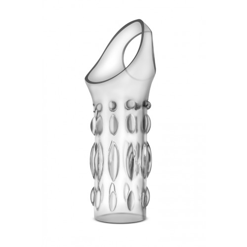 Ελαστικό Κάλυμμα Πέους Με Κουκκίδες - Blush Perfomance Studded Sleeve Ring Clear 11cm