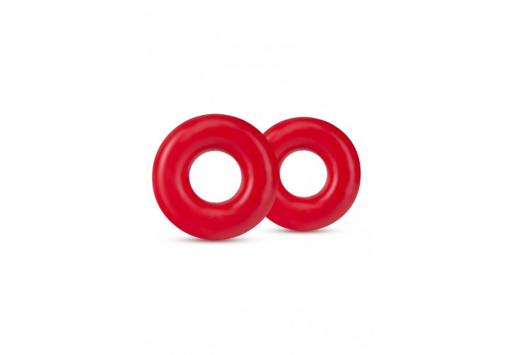 Κόκκινα Ελαστικά Δαχτυλίδια Πέους – Stay Hard Donut Rings Oversized Red