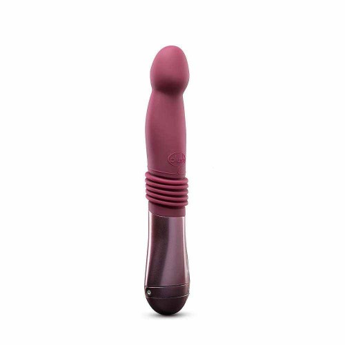 Δονητής Σιλικόνης Με Κίνηση Πάνω Κάτω - Blush Temptasia Trixie Thrusting Dildo Wine 25.4cm