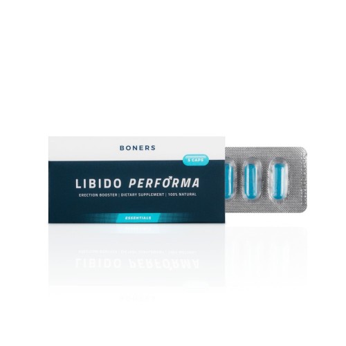 Φυτικά Χάπια Στύσης - Boners Libido Performa Erection Booster 5pcs