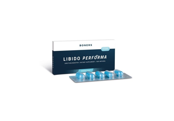 Φυτικά Χάπια Στύσης - Boners Libido Performa Erection Booster 5pcs