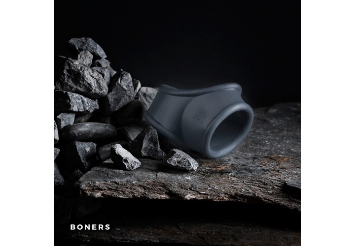 Γκρι Δαχτυλίδι Πέους & Όρχεων - Boners Classic Cocksling Grey 7.3cm