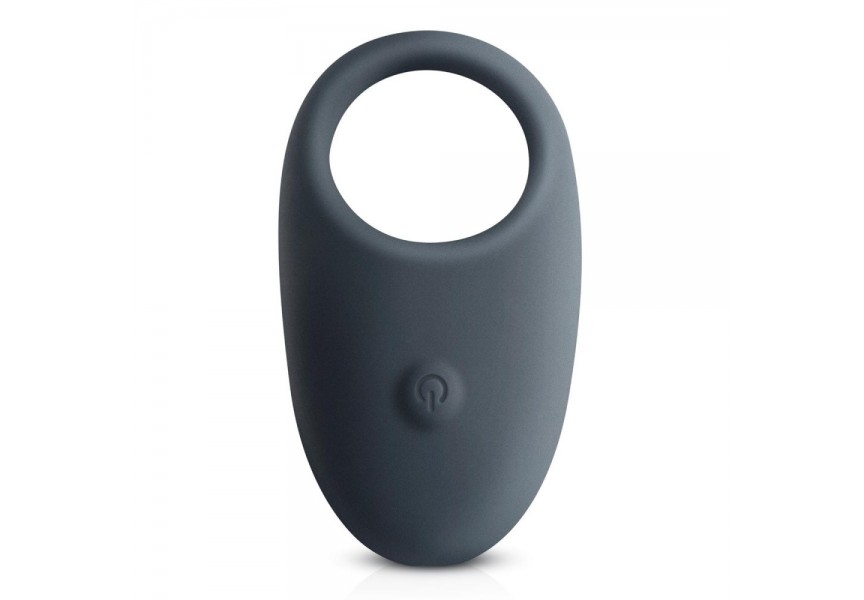 Boners Silicone Vibrating Cock Ring Gray 9cm